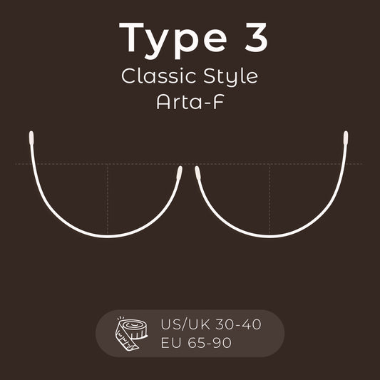 Underwire type 3, classic, Arta-F