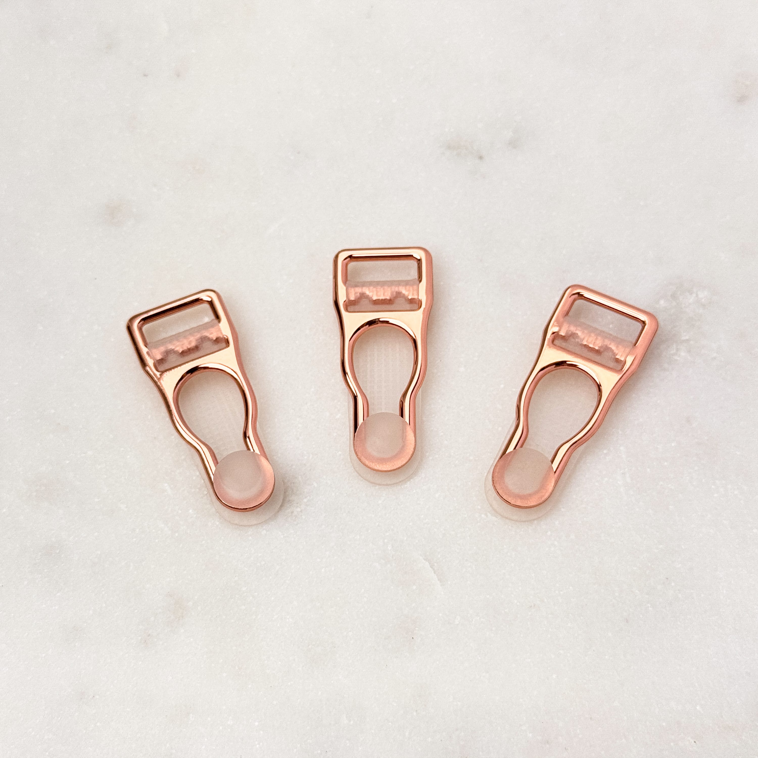 10mm Rose Gold Garter Clips for Lingerie and Garter Belts - Premium Hardware LingerLab 10mm Rose Gold Garter Clips for Lingerie and Garter Belts - Premium Hardware LingerLab