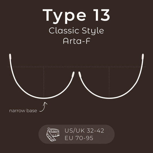 Underwire type 13, classic, Arta-F