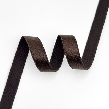 Strap elastic 740/15 15mm, chocolate brown (111)