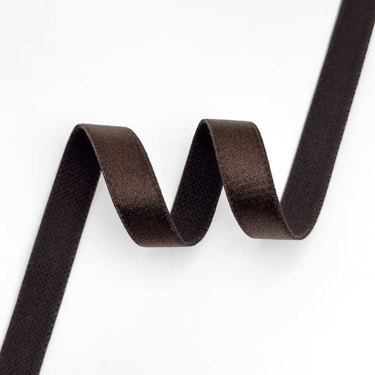 Strap elastic 740/15 15mm, chocolate brown (111)