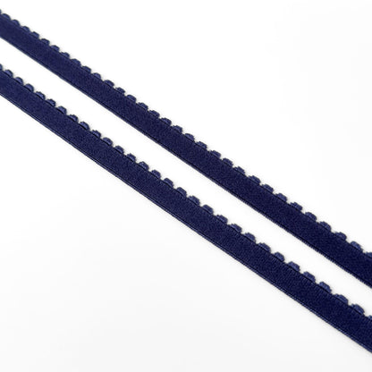 Decorative elastic 641/10 10mm, dark blue (61)