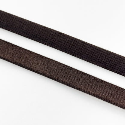 Strap elastic 740/15 15mm, chocolate brown (111)