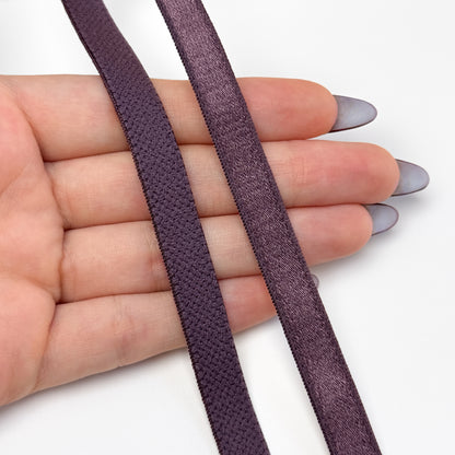 Strap elastic 740/10 10mm, dusty plum (1071)