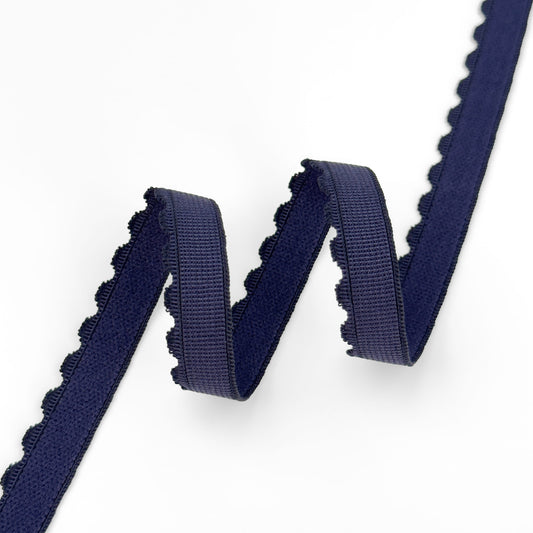 Underbust elastic 605/12 12mm, dark blue (61)