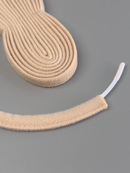 Plush underwire casing, beige (126), 10mm