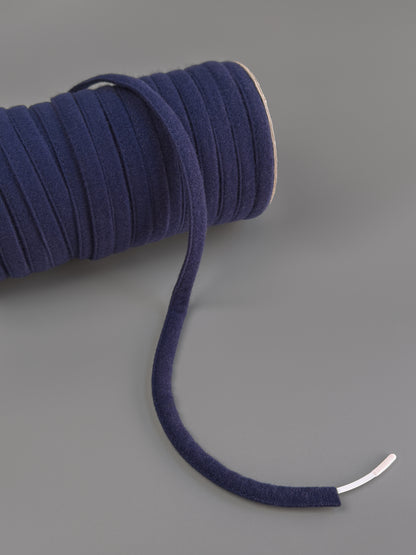 Plush underwire casing, dark blue (61), 10mm