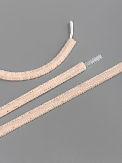 Plush underwire casing, jasmine (1294), 10mm