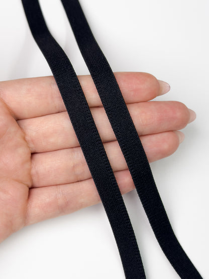 Plush underband elastic 628/10 10mm, black