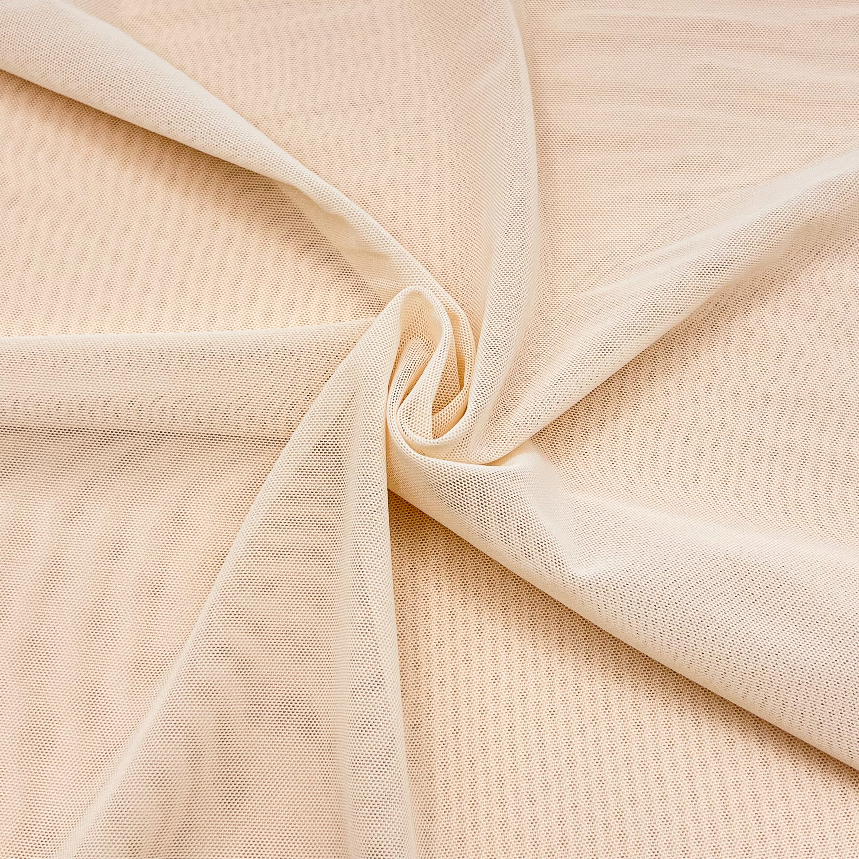 Stringy Elastic Mesh Lauma Stretch Mesh Beige - Premium Elastic Fabric for Lingerie – LingerLab