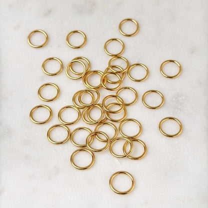 Ring, gold, 10mm