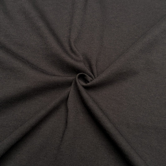 Jersey fabric, black