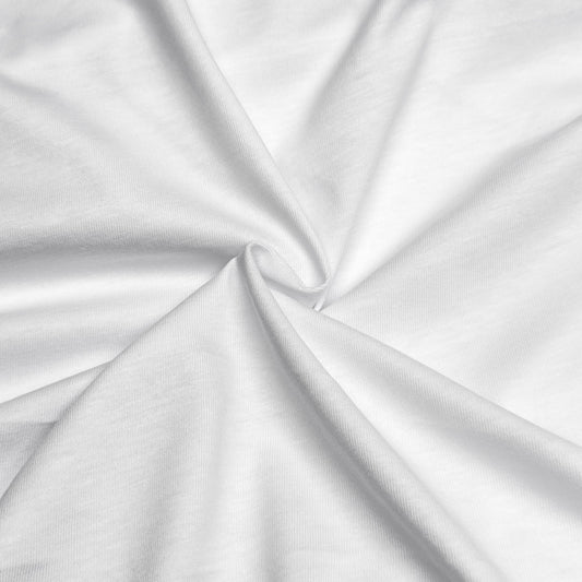 Jersey fabric, white