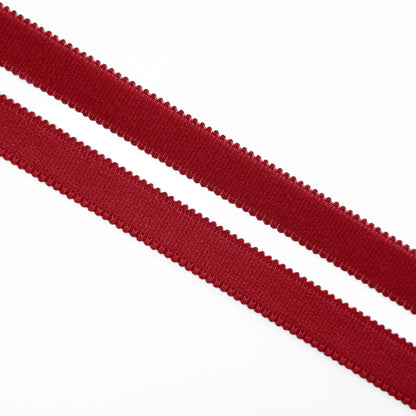 Strap elastic 612/15 15mm, dark red (101)