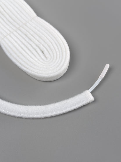 Plush underwire casing, white, 10mm